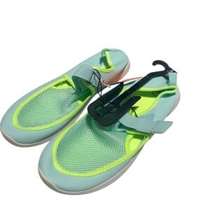 Wonder Nation Kids Water Shoes - Light Green and Neon Yellow